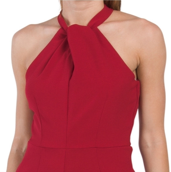 Julia Jordan Garnet Halter Neck Jumpsuit - Picture 2 of 5